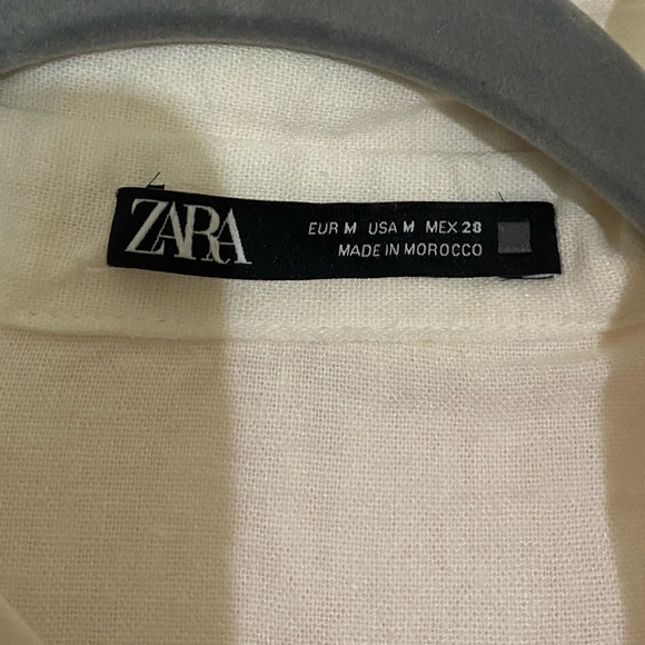 ZARA white linen dress - Picture 4 of 4